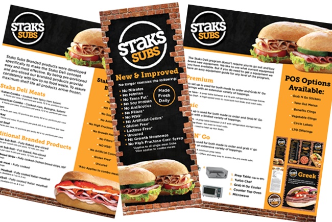 Staks Menus